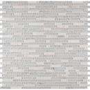 MSI Delano Blanco Glass Stone Mosaic Tile 11.87"x11.87" MSI Delano Blanco Glass Stone Mosaic Tile 11.87"x11.87"