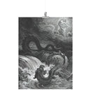 "Destruction of Leviathan" by Gustave Doré Matte Poster "Destruction of Leviathan" by Gustave Doré Matte Poster