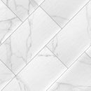 MSI Dymo Statuary Stripe White Glossy Ceramic Wall Tile 12x24 MSI Dymo Statuary Stripe White Glossy Ceramic Wall Tile 12x24