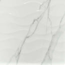 MSI Dymo Statuary Wavy White Glossy Ceramic Wall Tile 12x24 MSI Dymo Statuary Wavy White Glossy Ceramic Wall Tile 12x24