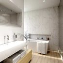 MSI Dymo Statuary Wavy White Glossy Ceramic Wall Tile 12x24 MSI Dymo Statuary Wavy White Glossy Ceramic Wall Tile 12x24