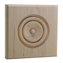EWAP90 Rosette Casing Corner Block 1 inch x 5-1/2 inch Square Unfinished EWAP90 Rosette Casing Corner Block 1 inch x 5-1/2 inch Square Unfinished
