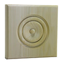 EWAP90 Rosette Casing Corner Block 1 inch x 5-1/2 inch Square Unfinished EWAP90 Rosette Casing Corner Block 1 inch x 5-1/2 inch Square Unfinished