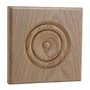 EWAP90 Rosette Casing Corner Block 1 inch x 5-1/2 inch Square Unfinished EWAP90 Rosette Casing Corner Block 1 inch x 5-1/2 inch Square Unfinished