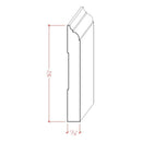 EWBB23 Nose & Cove 5-1/4" Tall x 11/16" Baseboard Moulding Unfinished EWBB23 Nose & Cove 5-1/4" Tall x 11/16" Baseboard Moulding Unfinished