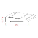 EWCA12 Colonial Casing 3-1/2" wide x 3/4" Trim. Unfinished Moulding EWCA12 Colonial Casing 3-1/2" wide x 3/4" Trim. Unfinished Moulding