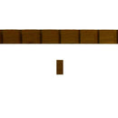 EWCD91 Dentil Moulding 3/4" High x 5/16" Trim. Unfinished EWCD91 Dentil Moulding 3/4" High x 5/16" Trim. Unfinished