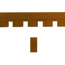 EWCD93 Dentil Moulding 1-5/8" High x 5/8" Trim. Unfinished EWCD93 Dentil Moulding 1-5/8" High x 5/8" Trim. Unfinished