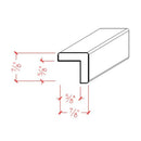 EWCG11 Corner Guard Molding 7/8" x 7/8" Trim. Unfinished EWCG11 Corner Guard Molding 7/8" x 7/8" Trim. Unfinished