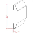 EWCH19 Contemporary Chair Rail 3-1/2" Tall x 11/16" Trim. Unfinished EWCH19 Contemporary Chair Rail 3-1/2" Tall x 11/16" Trim. Unfinished