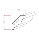 EWCR11 Crown 3/4" x 2-5/8" Unfinished 1-7/8" High x 1-3/4" Deep EWCR11 Crown 3/4" x 2-5/8" Unfinished 1-7/8" High x 1-3/4" Deep