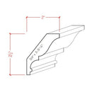 EWCR17 Crown 3/4" x 3-3/16" Unfinished 2-1/2" High x 2" Deep EWCR17 Crown 3/4" x 3-3/16" Unfinished 2-1/2" High x 2" Deep