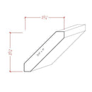 EWCR38 Crown 3/4" x 4" Unfinished 2-3/4" High x 2-3/4" Deep EWCR38 Crown 3/4" x 4" Unfinished 2-3/4" High x 2-3/4" Deep