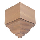 EWCR83 Crown Outside Corner Block 4-1/4" Tall x 3" deep 6" Face Unfinished EWCR83 Crown Outside Corner Block 4-1/4" Tall x 3" deep 6" Face Unfinished