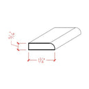 EWCS11 Kitchen Cabinet Scribe 1-1/4" Wide x 5/16" Trim. Unfinished EWCS11 Kitchen Cabinet Scribe 1-1/4" Wide x 5/16" Trim. Unfinished