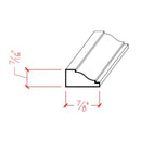 EWPM11 Colonial Panel Molding 7/8" wide x 7/16" Trim. Unfinished EWPM11 Colonial Panel Molding 7/8" wide x 7/16" Trim. Unfinished