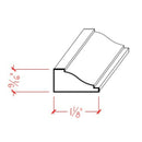 EWPM12 Colonial Panel Molding 1-1/8" wide x 9/16" Trim. Unfinished EWPM12 Colonial Panel Molding 1-1/8" wide x 9/16" Trim. Unfinished
