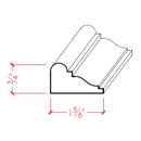 EWPM14 Colonial Panel Molding 1-3/8" wide x 3/4" Trim. Unfinished EWPM14 Colonial Panel Molding 1-3/8" wide x 3/4" Trim. Unfinished