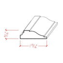 EWPM16 Panel Molding 1-13/16" wide x 9/16" Trim. Unfinished EWPM16 Panel Molding 1-13/16" wide x 9/16" Trim. Unfinished