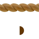 EWRM12 Rope Moulding 3/4" High x 3/8" Trim. Unfinished EWRM12 Rope Moulding 3/4" High x 3/8" Trim. Unfinished