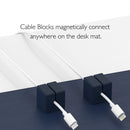 DESK MAT PRO + 2 MAGNETIC CABLE BLOCK MANAGERS DESK MAT PRO + 2 MAGNETIC CABLE BLOCK MANAGERS
