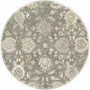 Conesus 1195 Hand Tufted Ivory & Taupe Wool Rug Conesus 1195 Hand Tufted Ivory & Taupe Wool Rug