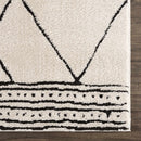 Keone Black & White Thick Rug Keone Black & White Thick Rug