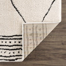 Keone Black & White Thick Rug Keone Black & White Thick Rug