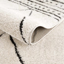 Keone Black & White Thick Rug Keone Black & White Thick Rug