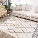 Keone Black & White Thick Rug Keone Black & White Thick Rug