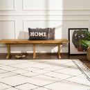 Keone Black & White Thick Rug Keone Black & White Thick Rug