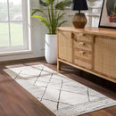 Keone Black & White Thick Rug Keone Black & White Thick Rug