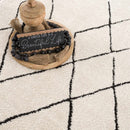 Keone Black & White Thick Rug Keone Black & White Thick Rug
