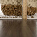 Leryn Brown Checkered Plush Rug Leryn Brown Checkered Plush Rug