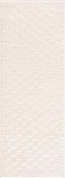 Leryn Ivory Checkered Area Rug Leryn Ivory Checkered Area Rug