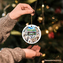 Artistic San Diego Zoo Classic Handcrafted Ornament, California State Ceramic Souvenir and Tree Decor Artistic San Diego Zoo Classic Handcrafted Ornament, California State Ceramic Souvenir and Tree Decor