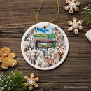Artistic San Diego Zoo Classic Handcrafted Ornament, California State Ceramic Souvenir and Tree Decor Artistic San Diego Zoo Classic Handcrafted Ornament, California State Ceramic Souvenir and Tree Decor