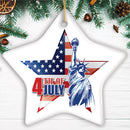 4th of July American Patriotism Ornament 4th of July American Patriotism Ornament