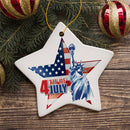 4th of July American Patriotism Ornament 4th of July American Patriotism Ornament
