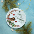 Winter Cardinal Memorial Ornament Winter Cardinal Memorial Ornament