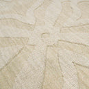 Fyffe Embossed Beige Wool Area Rug Fyffe Embossed Beige Wool Area Rug