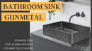 Zeek 18”x13” Gunmetal Black Rectangular Vessel Bathroom Sink Stainless Steel PVD Nano Tech Coating ZN-B183 Zeek 18”x13” Gunmetal Black Rectangular Vessel Bathroom Sink Stainless Steel PVD Nano Tech Coating ZN-B183