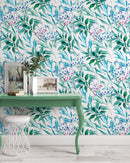 Green Botanical Leaves Wallpaper Green Botanical Leaves Wallpaper
