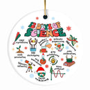 12 Days of Science Ornament, Christmas Gift for Scientist Nerd or Teacher 12 Days of Science Ornament, Christmas Gift for Scientist Nerd or Teacher