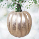 White Pumpkin Glass Christmas Ornament White Pumpkin Glass Christmas Ornament
