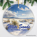 White Sands National Park Scenic Ceramic Ornament, New Mexico Souvenir Christmas Decoration White Sands National Park Scenic Ceramic Ornament, New Mexico Souvenir Christmas Decoration