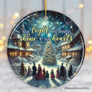 Your Light will Always Shine in Our Hearts Ornament, Enchanting Victorian Christmas Memorial Gift Your Light will Always Shine in Our Hearts Ornament, Enchanting Victorian Christmas Memorial Gift