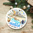 Artistic Cancun Tropical Vacation Art Ornament, Mexico Traveler Souvenir Gift Artistic Cancun Tropical Vacation Art Ornament, Mexico Traveler Souvenir Gift