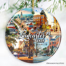Artistic Lancaster Pennsylvania Ornament, Beautiful Amish Cultures and Countryside Christmas Gift Artistic Lancaster Pennsylvania Ornament, Beautiful Amish Cultures and Countryside Christmas Gift