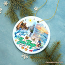 Artistic San Diego Christmas Ornament, Keepsake Souvenir and Gift Artistic San Diego Christmas Ornament, Keepsake Souvenir and Gift